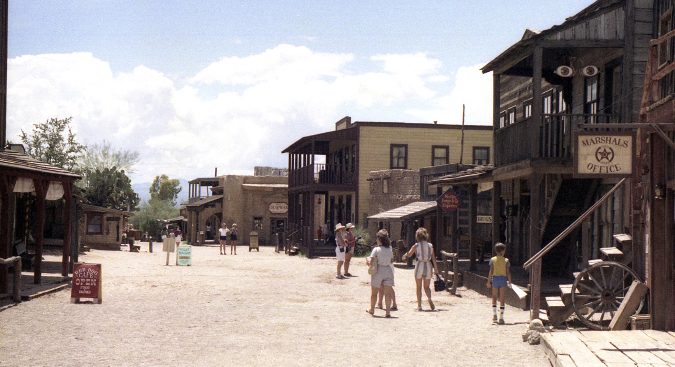 Old Tucson buildings before the renovation